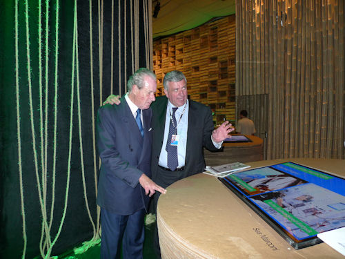 Dott. Mario Garnero, presidente e fondatore Forum das Americas con Vander Tumiatti, fondatore e socio accomandatario Sea Marconi Dott. Mario Garnero, presidente e fondatore Forum das Americas con Vander Tumiatti, fondatore e socio accomandatario Sea Marconi